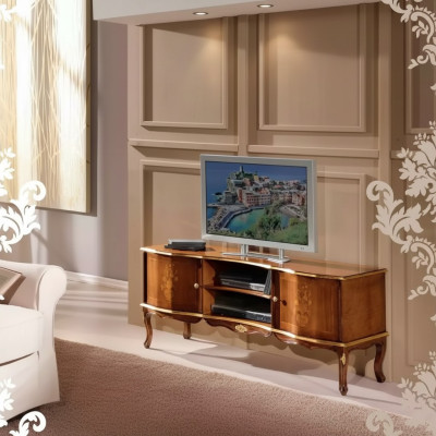 Klassischer RTV Echtholz TV-Ständen Wohnzimmer Designer Möbel Stilvoll