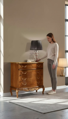 Komoda Skříň Luxus Komody Skříně Obývací pokoj Nábytek Sideboard