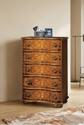 Klassische Designer Holz Kommode Wohnzimmer Möbel Schubladen Konsole