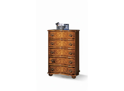 Klassische Designer Holz Kommode Wohnzimmer Möbel Schubladen Konsole