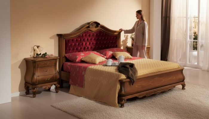 Chesterfield Betten Bett gepolstert Classic 180x200 Doppelbett Bettrahmen