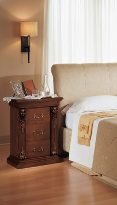 Luxuriöse Design Nachttisch Beistelltische Schlafzimmer Holz Luxus Konsolen