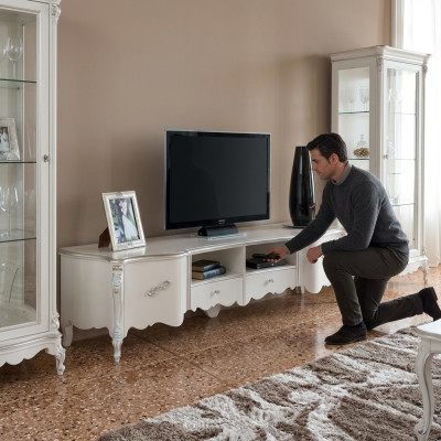 Luxus televizní stojan skříň přesahovat skříň nízký skříň RTV skříň komody.