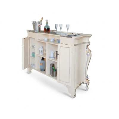 Bartresen Weißer Bartresen Klassischer Stil Bartresen Holztresen Bar