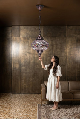 Stropní lustr křišťálový lustr stropní lampa lampy sklo stříbro nové