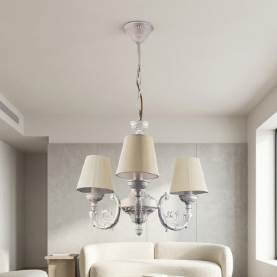 Lustr Věšák Lustr Stropní lampa Lampy Zinek Bílý Umění