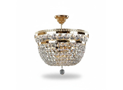 Lustre lustry luxusní stropní lampa stropní lustr zlato krystaly Art.