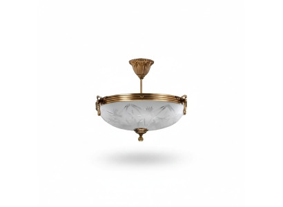 Lüster Deckenlampe Deckenleuchter Lampe Kronleuchter Glas Gold Grau