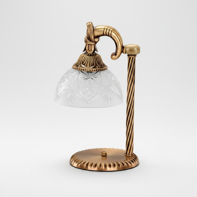 Stolní lampa Lampa Lampy Svítidla Zlato Sklo Zlato Šedá Umění