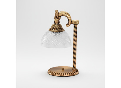 Stolní lampa Lampa Lampy Svítidla Zlato Sklo Zlato Šedá Umění