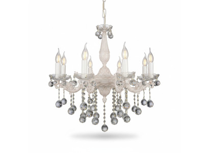 Lustr Varnostní lustr Lustr Beige Stropní lampa Krystalová lampa
