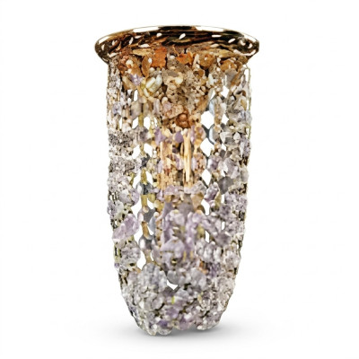 Lampe Deckenleuchter Kronleuchter Gold Deckenlampe Lüster Kristall