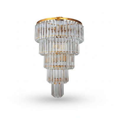 Náhradní lampa Stropní lustr Luxus Zlatý Lustr Krystalový Umění
