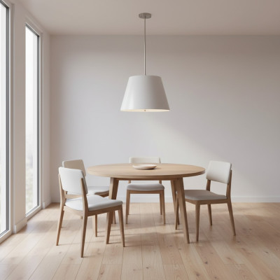 Lüster Kronleuchter Deckenleuchter Weiß Deckenlampe Modern Metall Neu