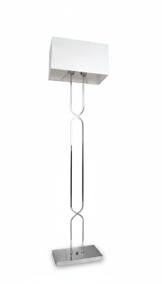 Stojací lampa Podlahová lampa Stojan Světla Lampy Lampa Bílá Moderní Kov