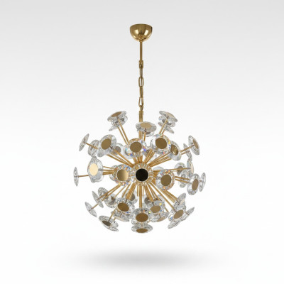 Lüster Kronleuchter Deckenleuchter Gold Deckenlampe Kristall Modern