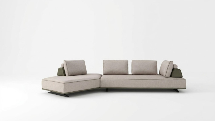 Ecksofa L Form Wohnzimmer Sofa Polstersofa Grau Stoffsofa Couch Modern