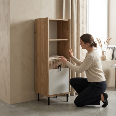 Bücherregal Schrank Büro Regal Holz Holzschrank Braun Kinderzimmer