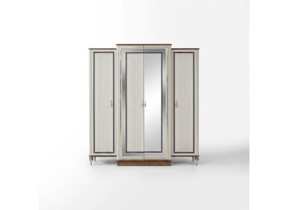 Schlafzimmerschrank Kleiderschrank Kinderschrank Schrank Holz Beige
