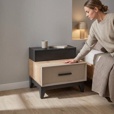 Kinderzimmer Nachttisch Modern Nachtkosolen Konsolen Holz Braun Tisch