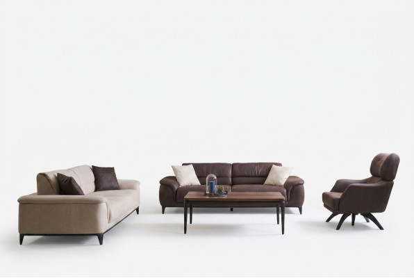 Couchgarnitur Sofagarnitur Sofa Sessel Stoffsofa Set 4tlg Polstersofas