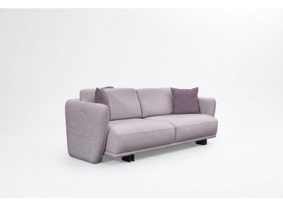 Třímiestná pohovka šedá látka látková pohovka potahovaná pohovka design