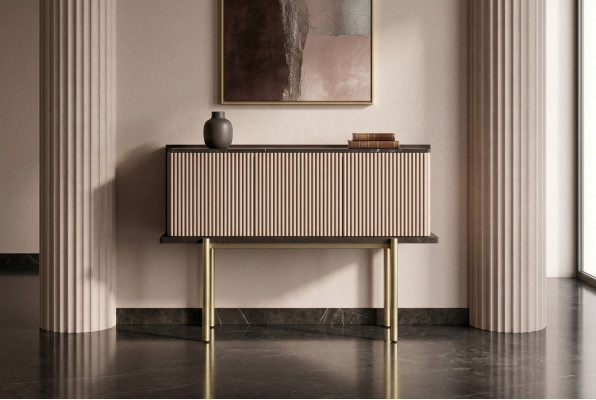 Sideboard Anrichte Schrank Holz Modern Beige Esszimmer Schranke Design