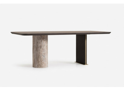 Esstisch Esszimmertisch Tisch Esszimmer Holz Braun 220 cm Moderne