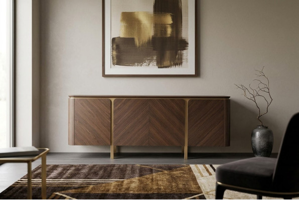 Anrichte Sideboard Kommode Holzschrank Schrank Holz Braun Möbel