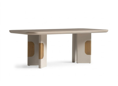 Moderní jídelní stůl Stůl do jídelny Dřevěný kout na jídlo Beige Design jídelny