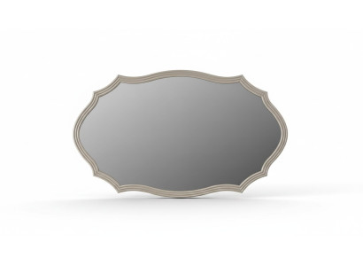 Zrcadlo na zeď Dekorativní luxusní design obývacího pokoje Beige 150x90 Dřevo