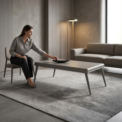 Couchtisch Wohnzimmer Kaffeetisch Sofatisch Kaffeetisch Sofatisch Grau