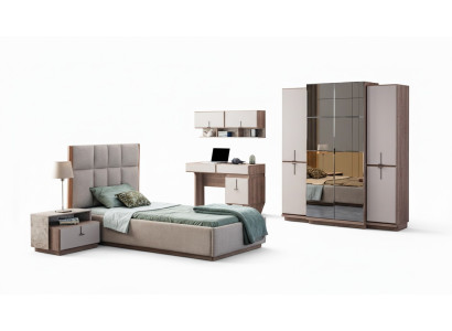 Moderne Kinderzimmer Möbel Designer Bett Schreibtisch Wandschrank Neu