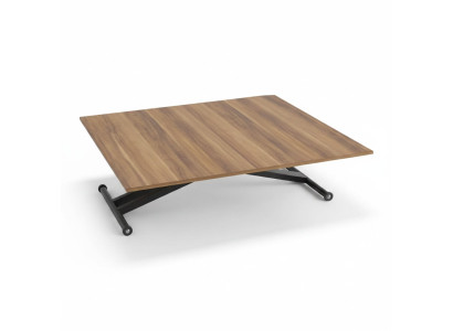 Jídelní stůl, konferenční stolek, rozkládací stůl, dřevo, hnědá, konferenční stolek, 120 cm