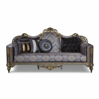 Sofa im klassischen Stil mit Chesterfield-Design für das Wohnzimmer