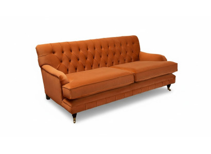 Chesterfield Design Luxus Pohovková Souprava Sedačka Křeslo Textilie Nový