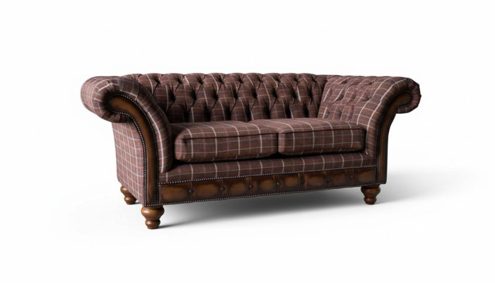 Chesterfield Dvousedadlový nábytek 2-lůžková pohovka Křesla Polštáře Lounge Couches.