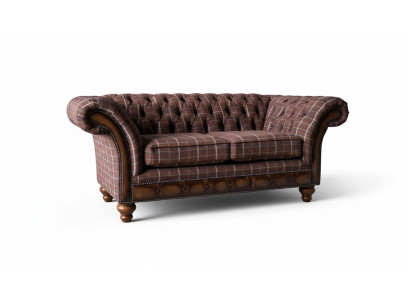 Chesterfield Dvousedadlový nábytek 2-lůžková pohovka Křesla Polštáře Lounge Couches.