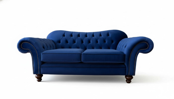 Sofa Chesterfield Design Sofa 2místná pohovka Luxus Klasický textil
