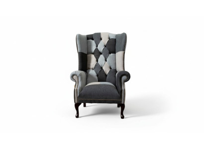 Ohrensessel Chesterfield Sofa Pohovka Pohovka čalouněná 1 místo Křesla Pohovky Textilní