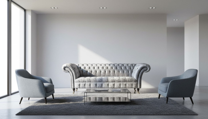 Design Chesterfield Sofa 3 Sitzer Couch Polster Sofas Wohnzimmer Big XXL