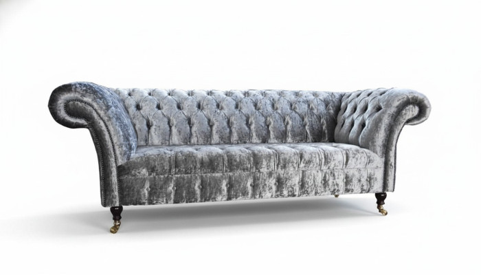 Design Chesterfield Sofa 3 Sitzer Couch Polster Sofas Wohnzimmer Big XXL
