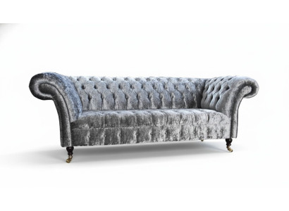 Design Chesterfield Sofa 3 Sitzer Couch Polster Sofas Wohnzimmer Big XXL