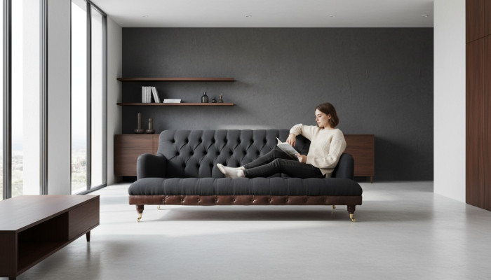 Dreisitzer Luxus Couch Polster Modern Sitz Sofas Zimmer Möbel Stoff Neu