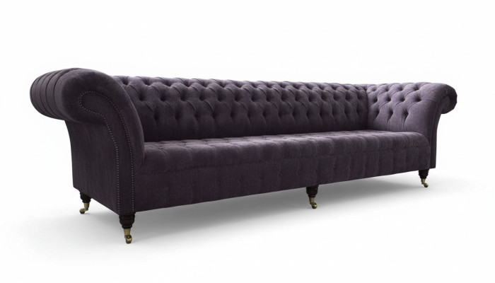 Sofa 4 Sitzer Couch Polster Design Textil Wohnzimmer Design Möbel Neu