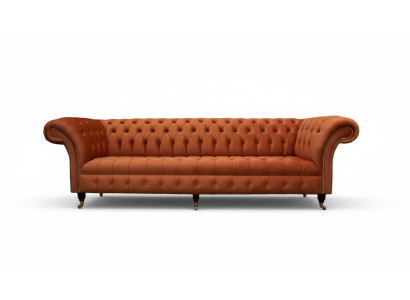 Britische Chesterfield Polster Luxus Sofa Design Couch Klassische Sofa 4 Sitzer