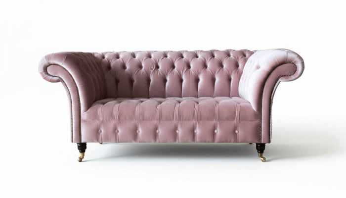 Chesterfield Zwei Sitzer 2 Sitz Couch Polster Sitz Sofa Couchen Design