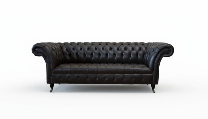 Chesterfield Design Luxus Polster Sofa Modern Couch Sitz Leder Lederosfa