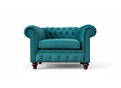 Křeslo 1 osoba Chesterfield, čalouněná sedací souprava, design luxusní gauč, nový gauč.