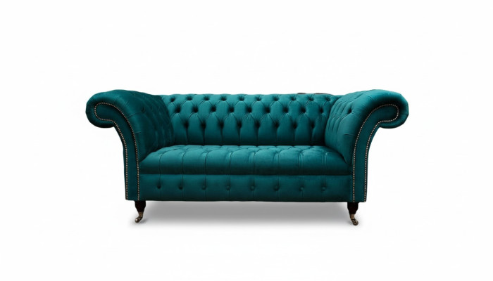 Sofa 2 Místný Design Pohovky Potahové Pohovky Textilní Chesterfield Sedadlo